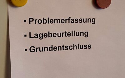 Workshop Entschlussfassung (Transfer Militär – Zivil)
